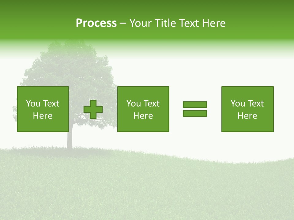 Meadow Sunlight One PowerPoint Template