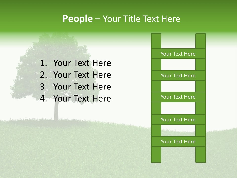 Meadow Sunlight One PowerPoint Template