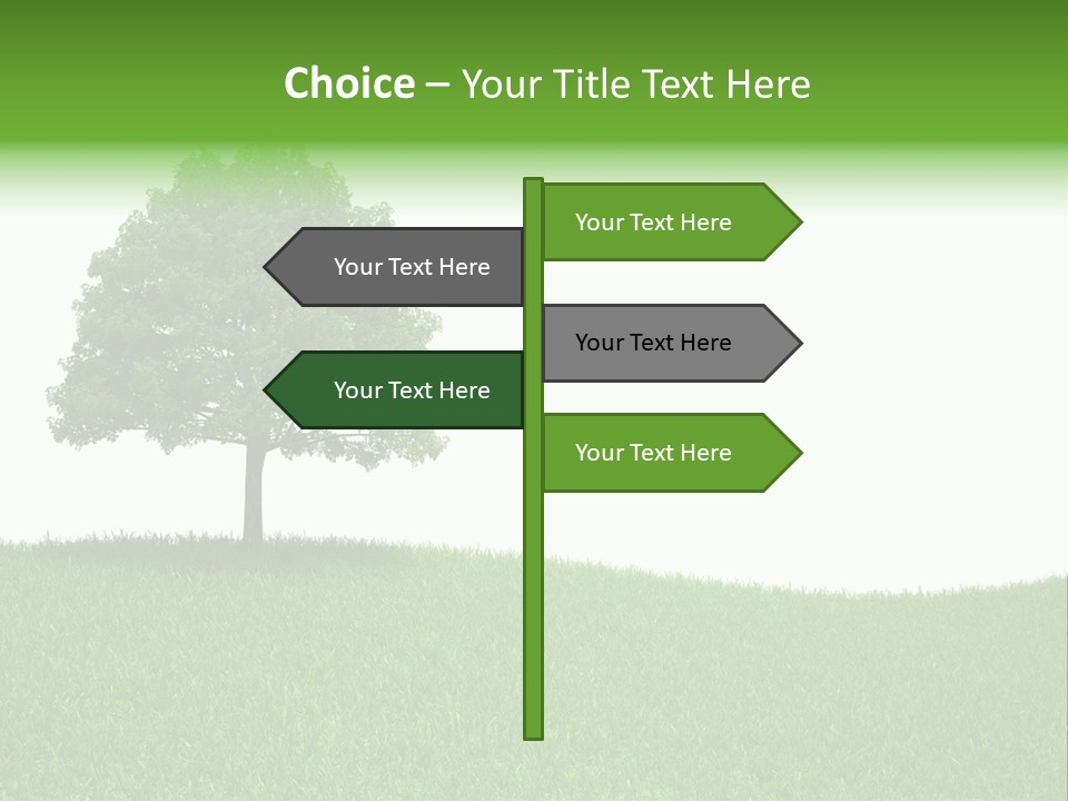 Meadow Sunlight One PowerPoint Template