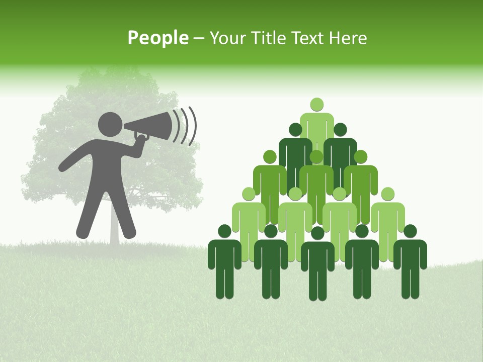 Meadow Sunlight One PowerPoint Template