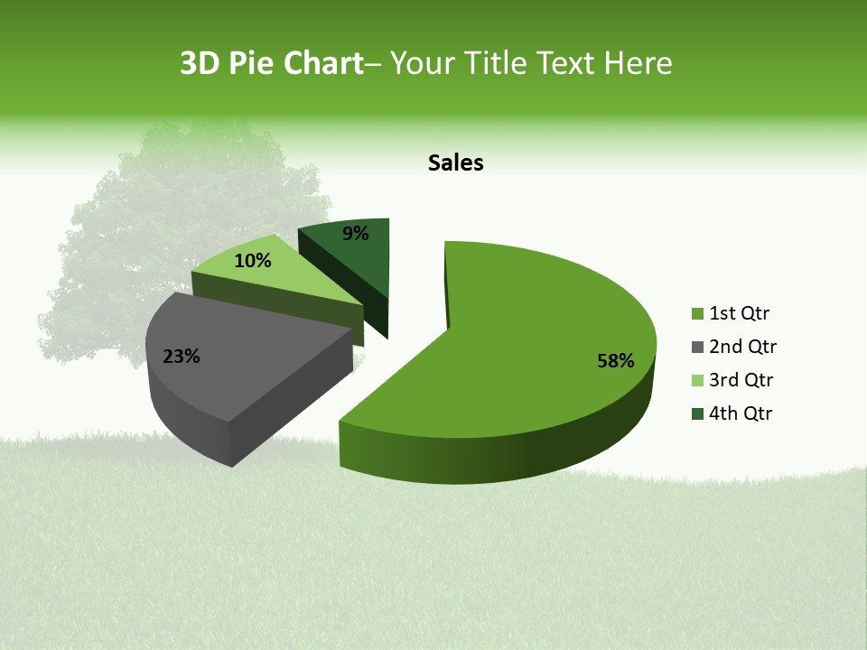 Meadow Sunlight One PowerPoint Template