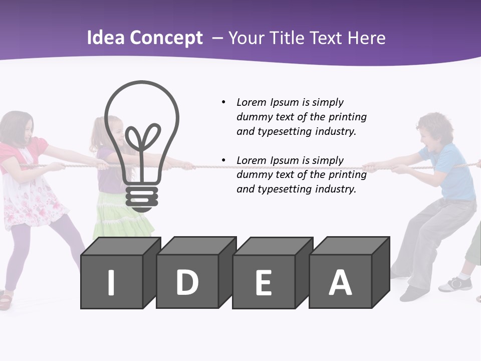 Excited Happy Casual PowerPoint Template