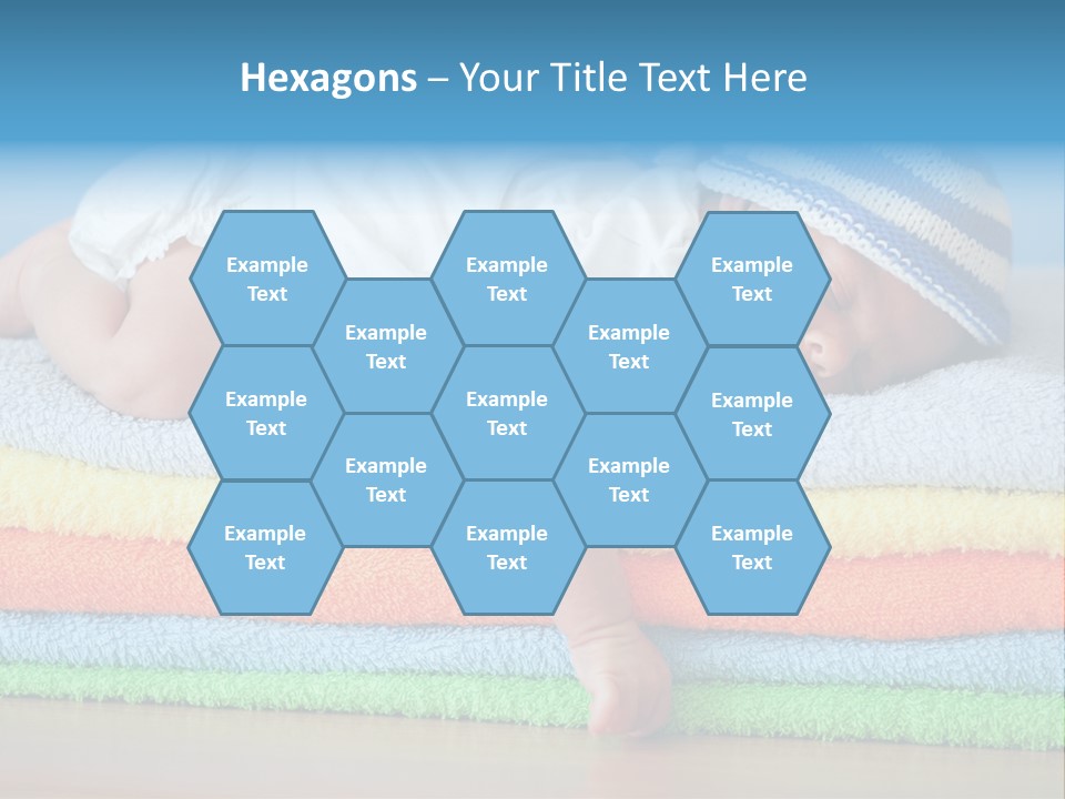 Nappy Caucasian Family PowerPoint Template