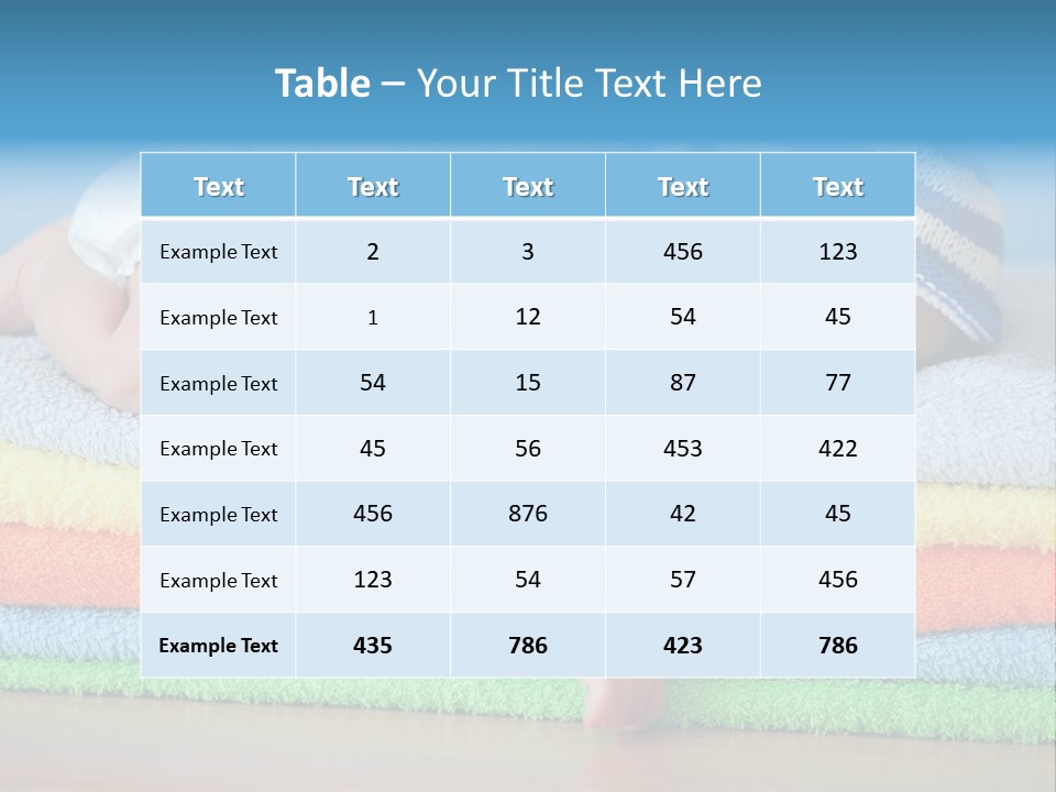 Nappy Caucasian Family PowerPoint Template