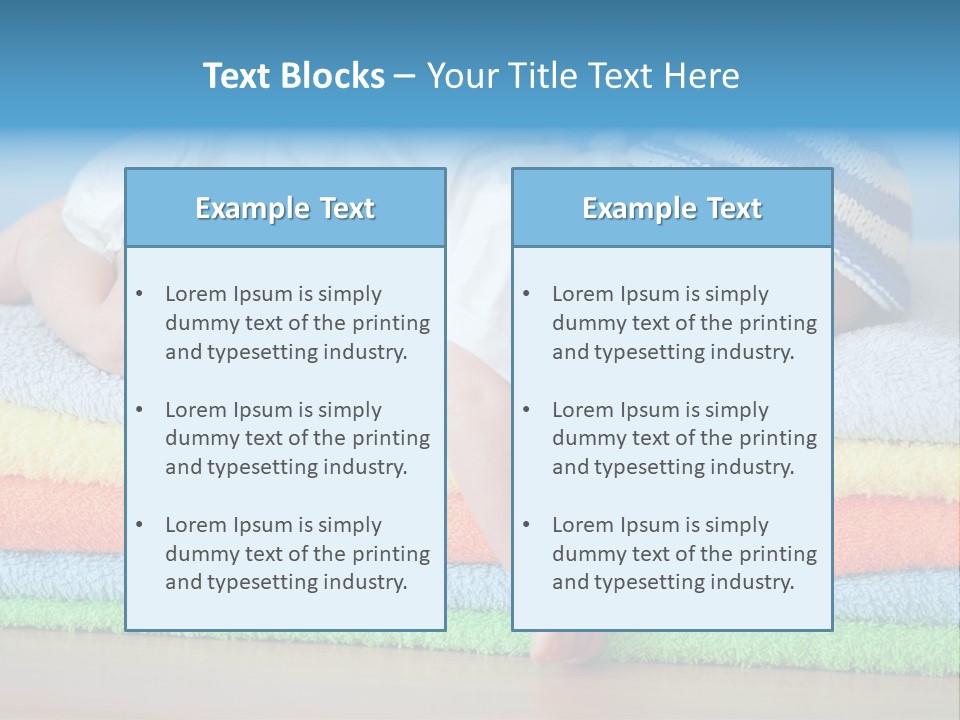 Nappy Caucasian Family PowerPoint Template