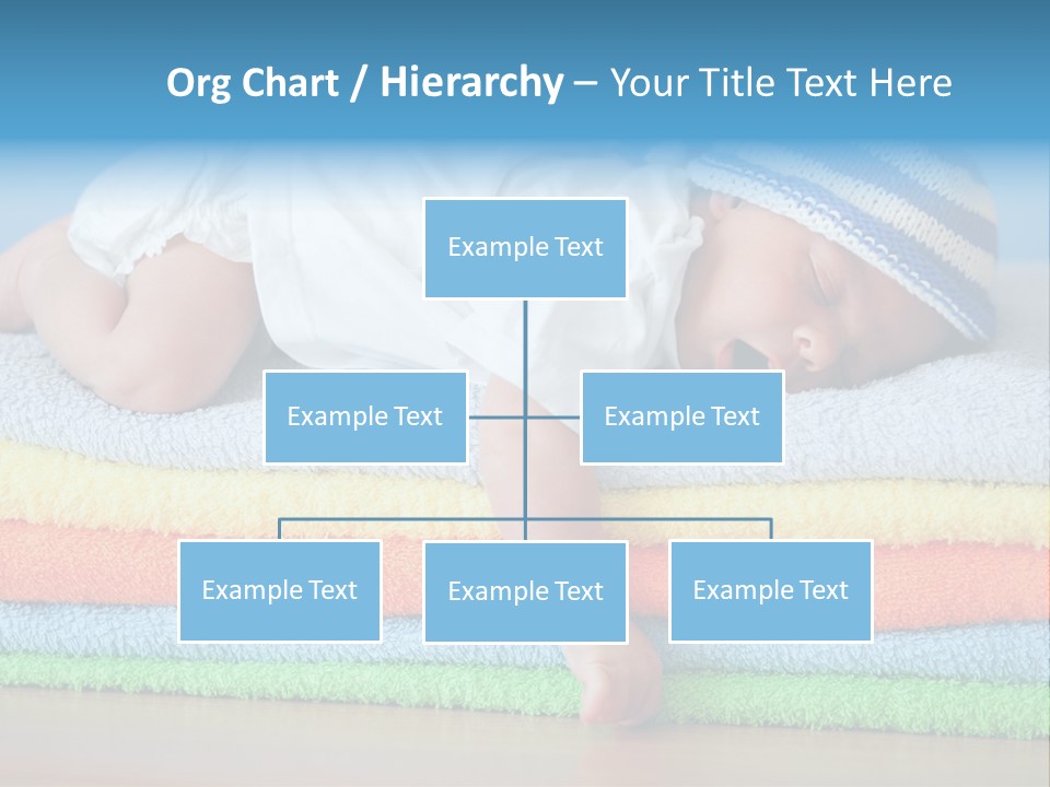 Nappy Caucasian Family PowerPoint Template