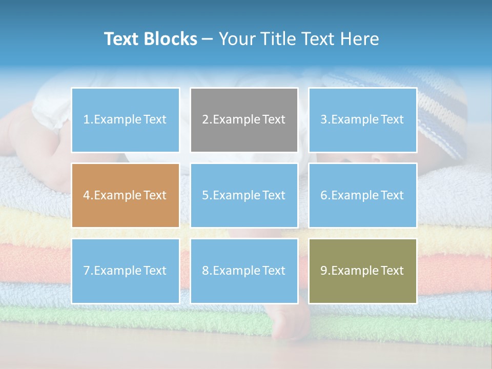 Nappy Caucasian Family PowerPoint Template