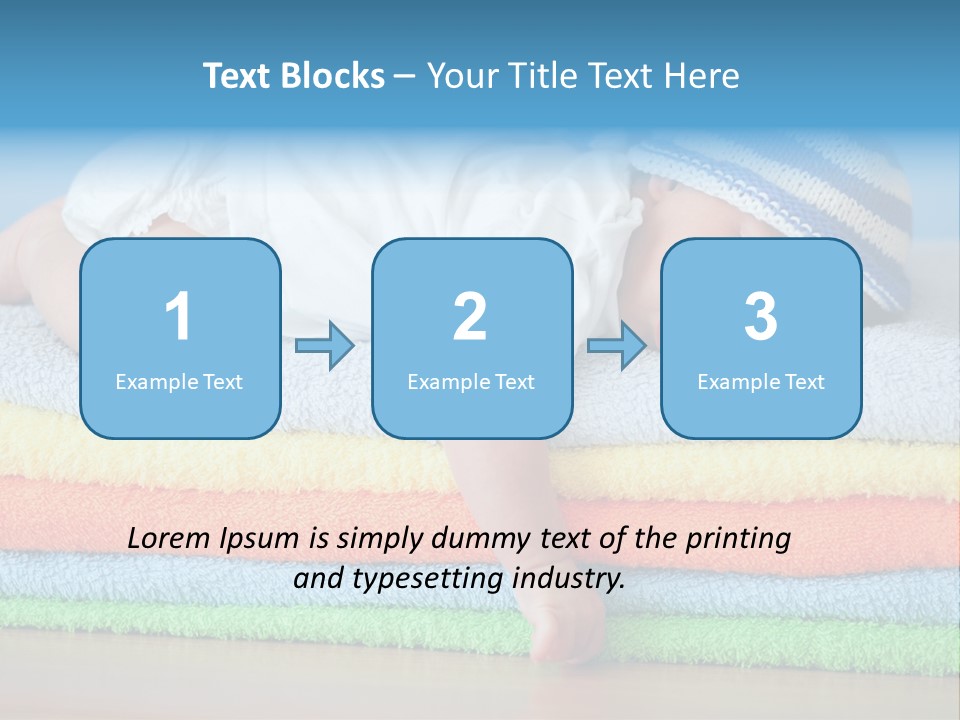 Nappy Caucasian Family PowerPoint Template