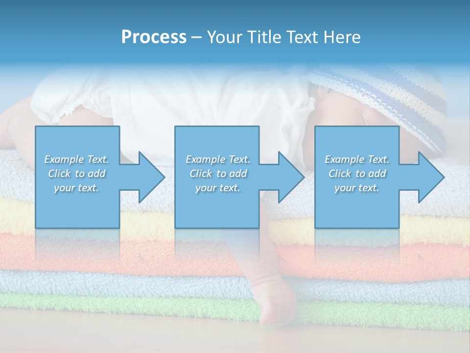 Nappy Caucasian Family PowerPoint Template