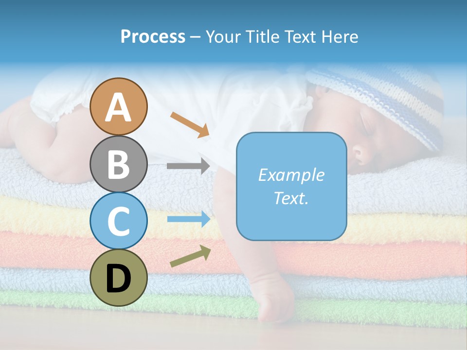 Nappy Caucasian Family PowerPoint Template