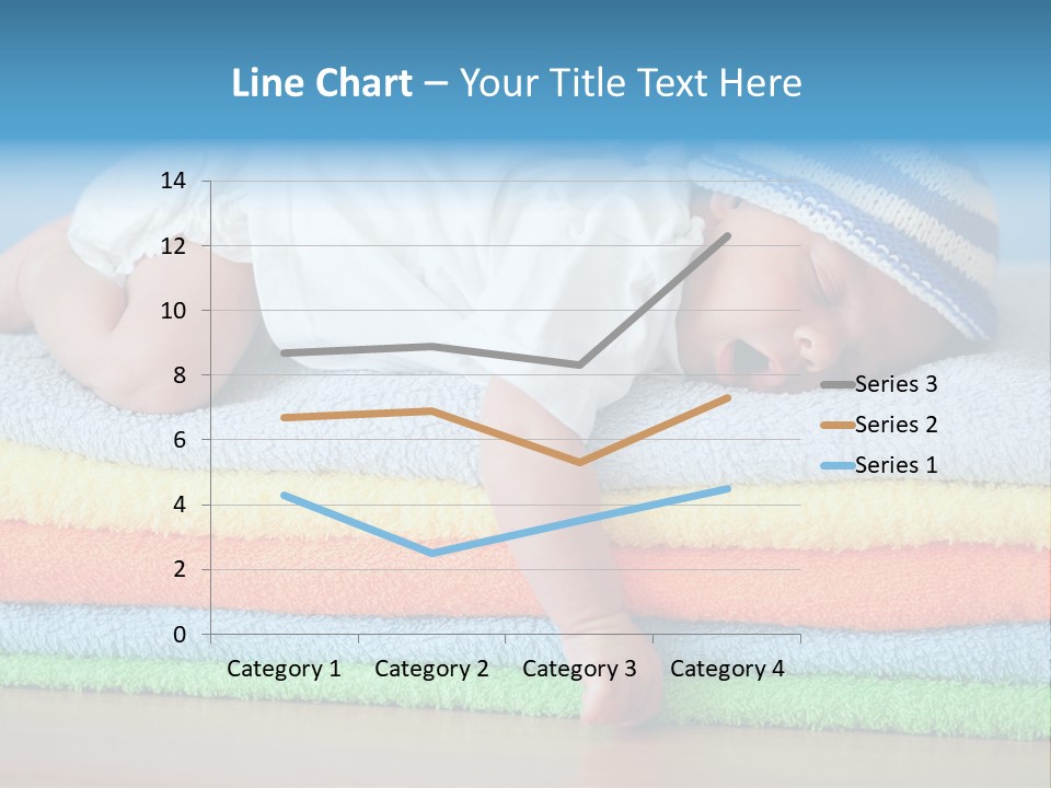 Nappy Caucasian Family PowerPoint Template