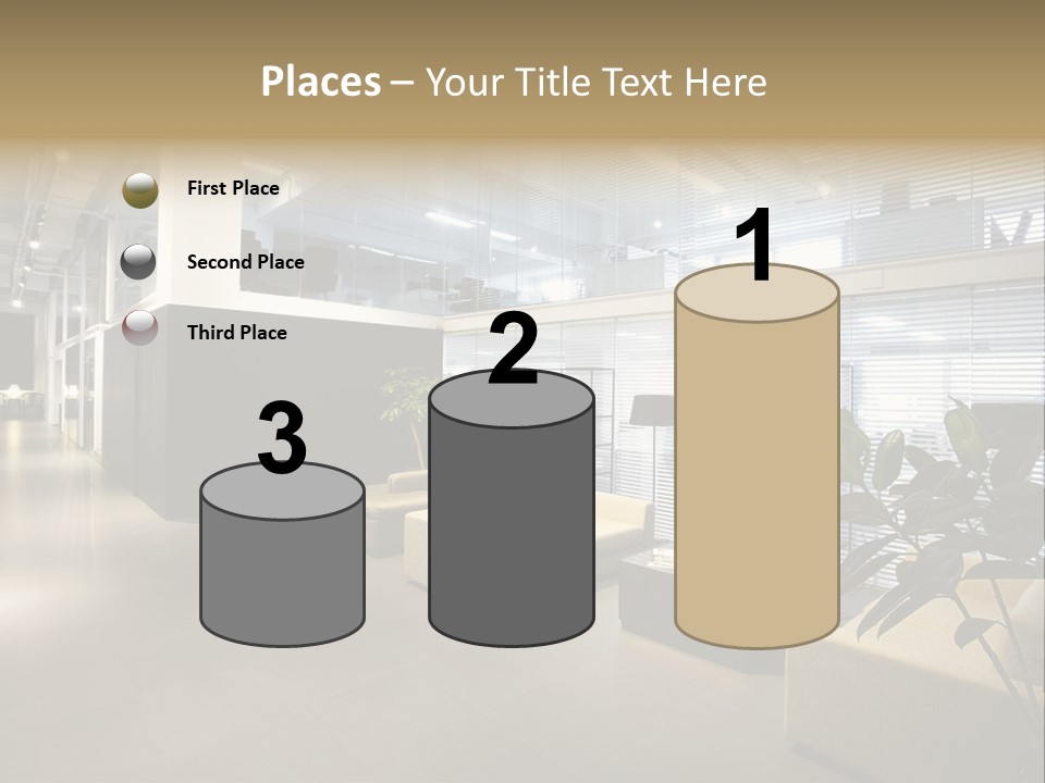 Style Comfortable Chair PowerPoint Template