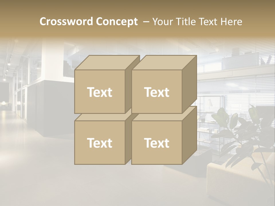 Style Comfortable Chair PowerPoint Template