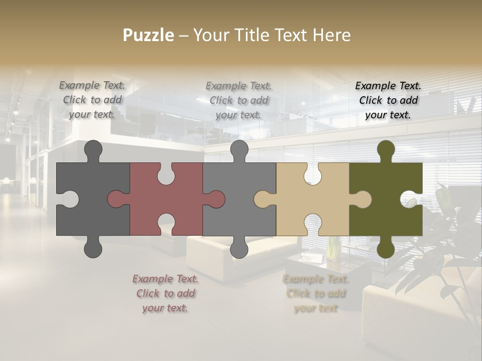 Style Comfortable Chair PowerPoint Template