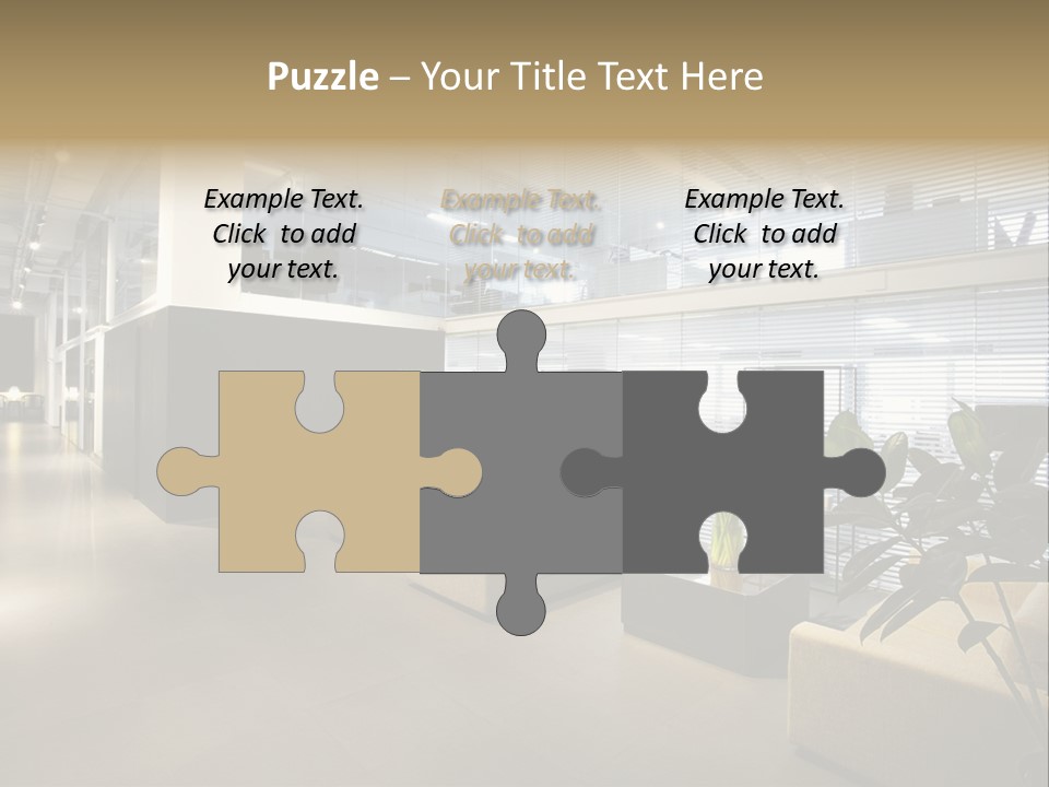 Style Comfortable Chair PowerPoint Template