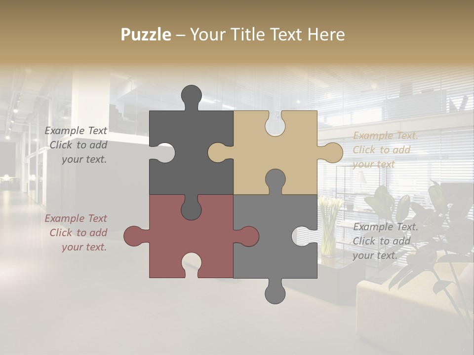 Style Comfortable Chair PowerPoint Template