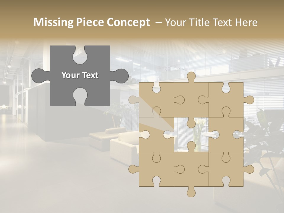 Style Comfortable Chair PowerPoint Template