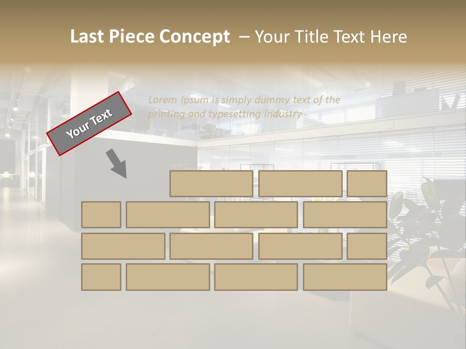 Style Comfortable Chair PowerPoint Template
