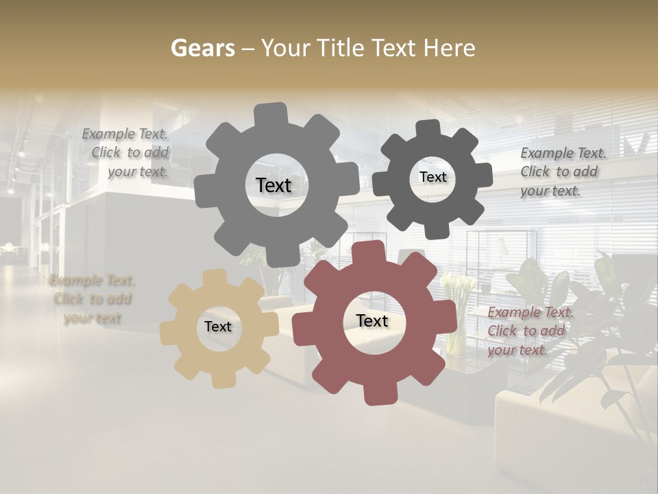 Style Comfortable Chair PowerPoint Template