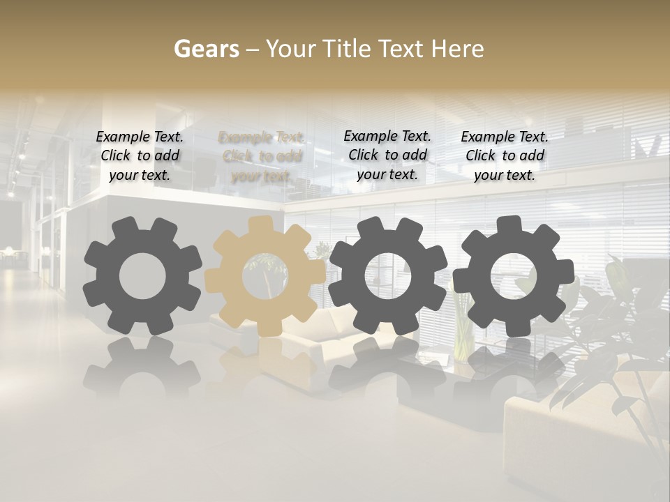 Style Comfortable Chair PowerPoint Template