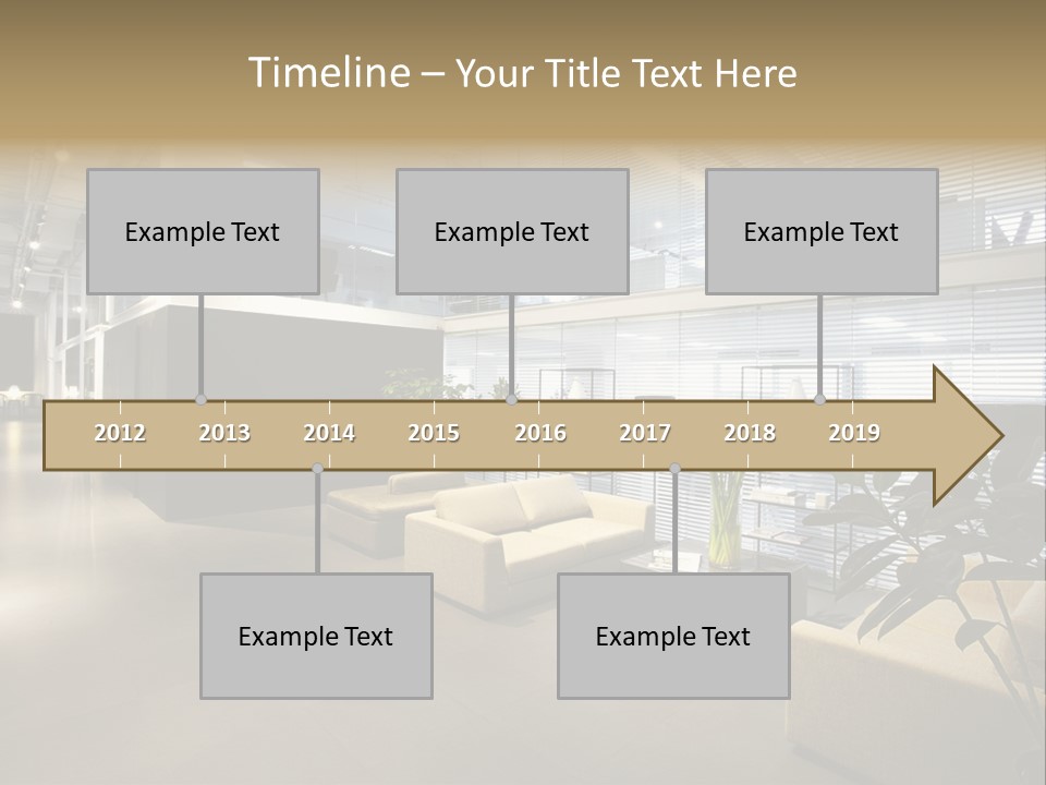 Style Comfortable Chair PowerPoint Template