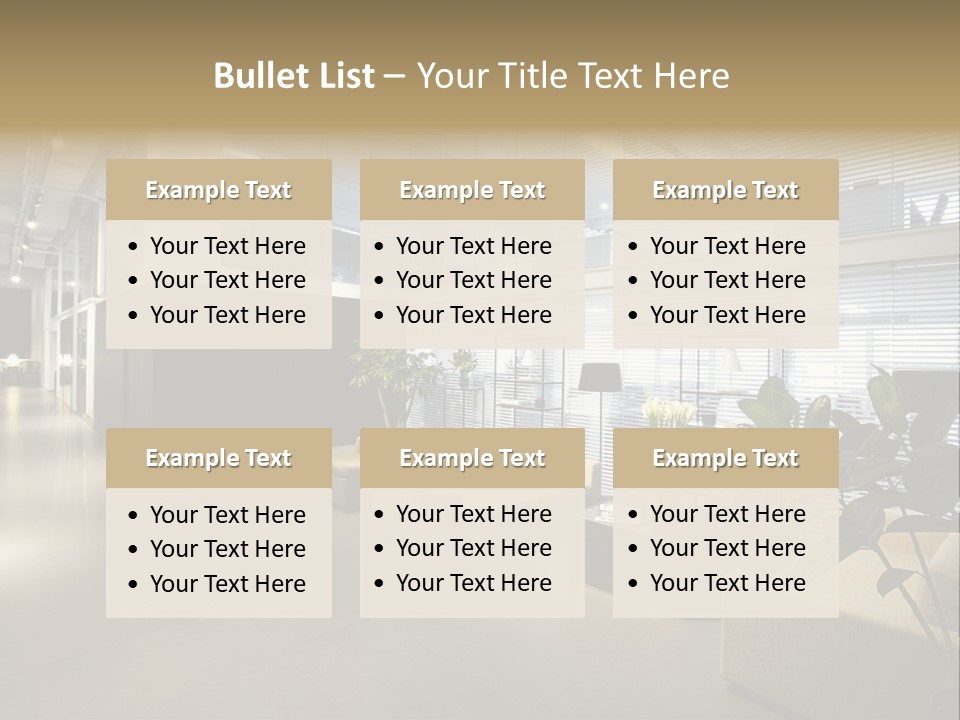 Style Comfortable Chair PowerPoint Template