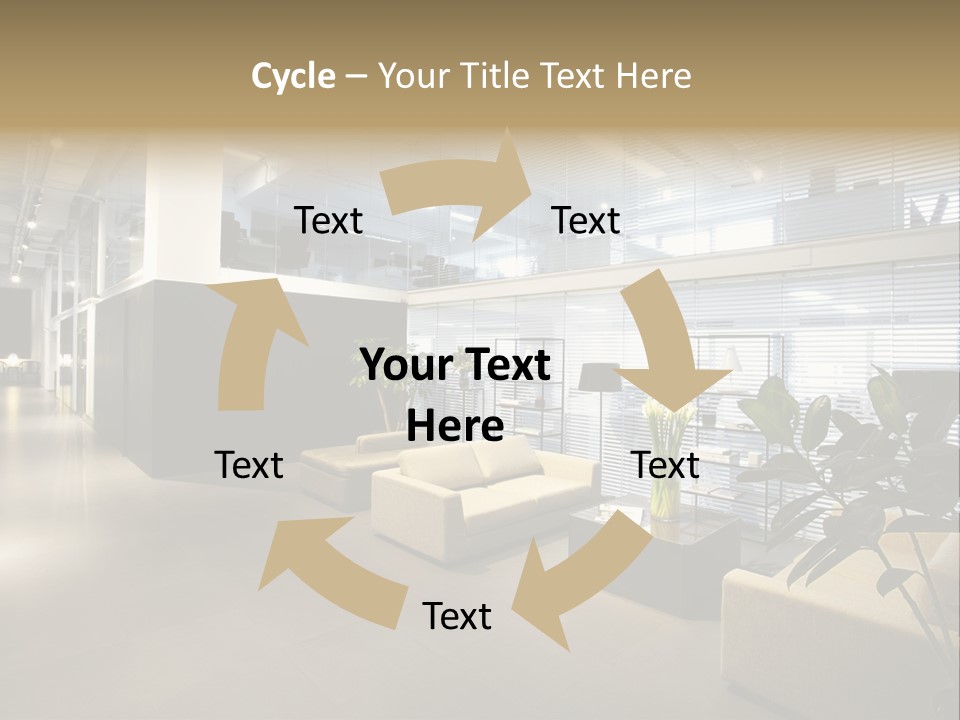 Style Comfortable Chair PowerPoint Template