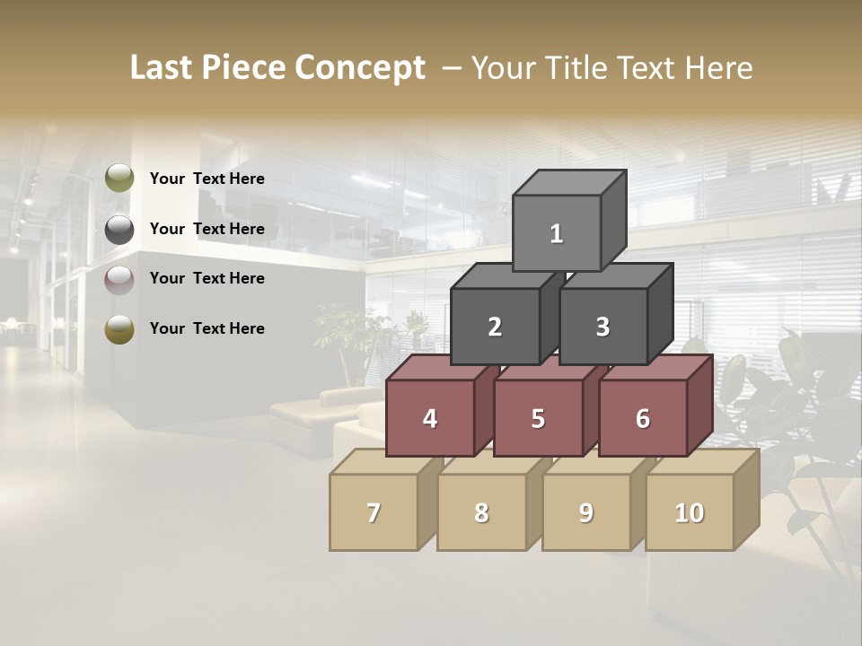 Style Comfortable Chair PowerPoint Template