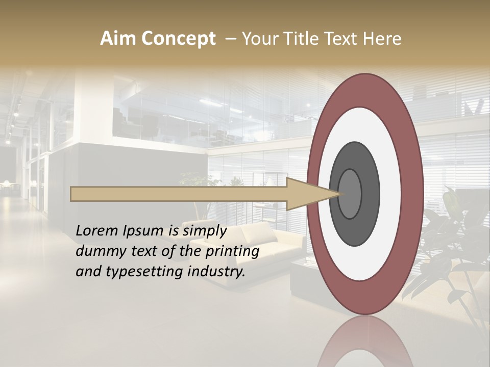 Style Comfortable Chair PowerPoint Template