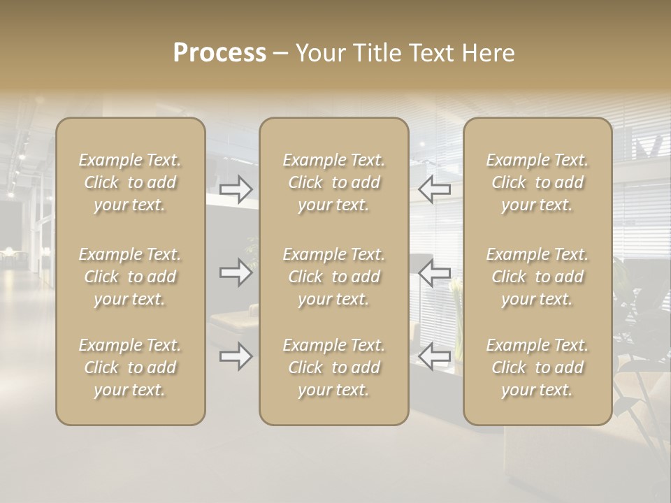 Style Comfortable Chair PowerPoint Template