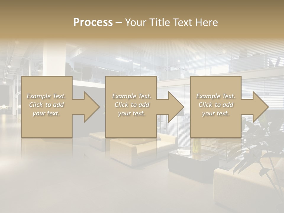 Style Comfortable Chair PowerPoint Template