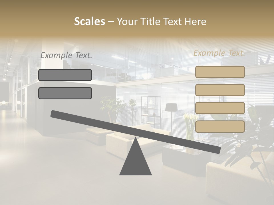 Style Comfortable Chair PowerPoint Template