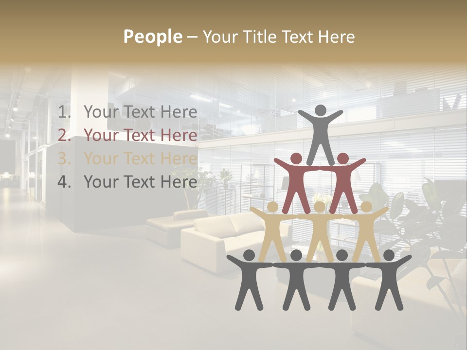 Style Comfortable Chair PowerPoint Template