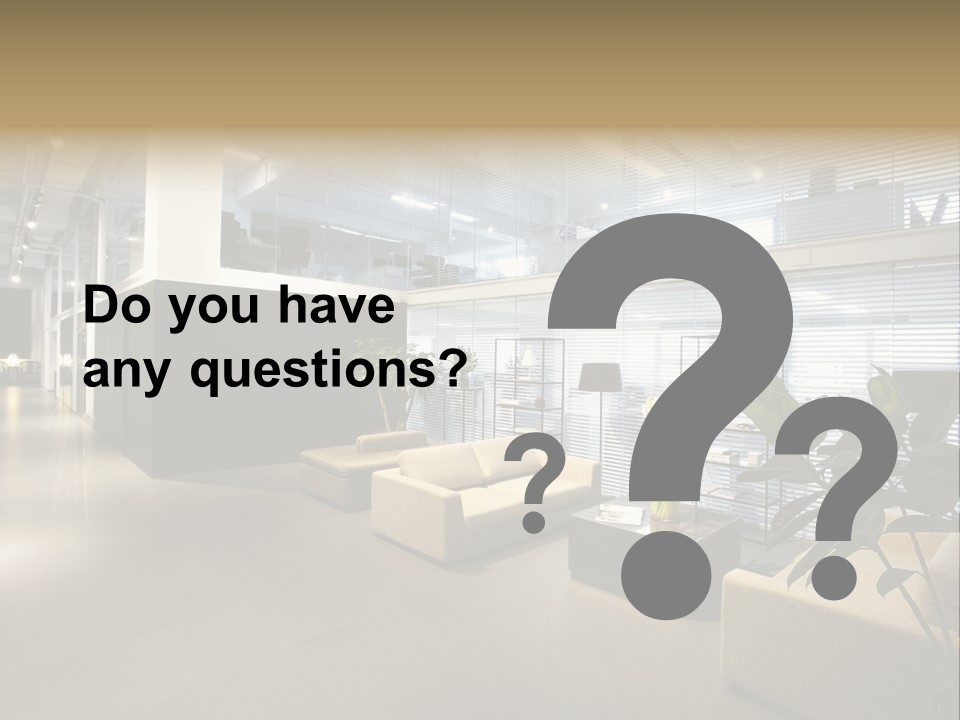 Style Comfortable Chair PowerPoint Template