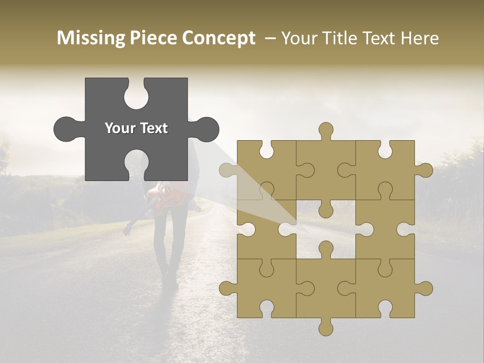 Country Music Hat PowerPoint Template