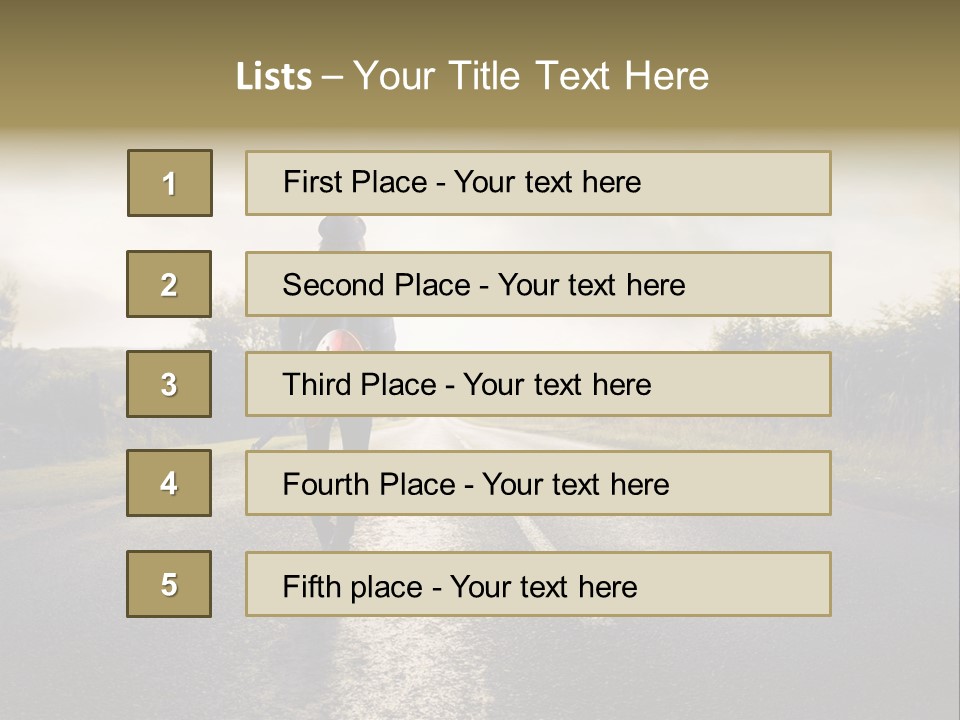 Country Music Hat PowerPoint Template