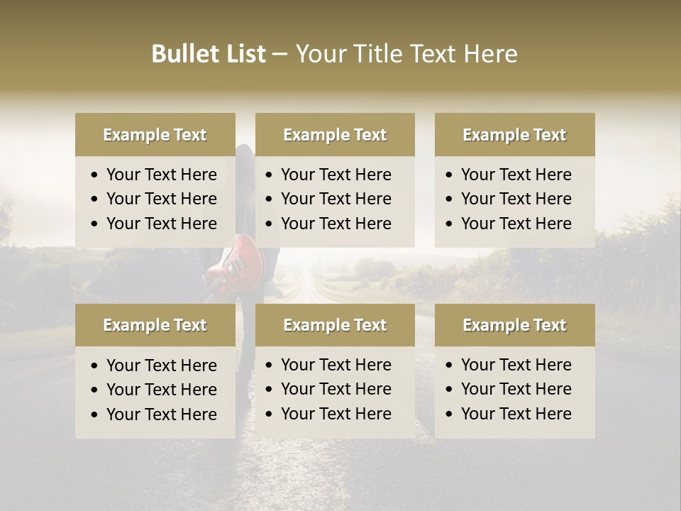 Country Music Hat PowerPoint Template