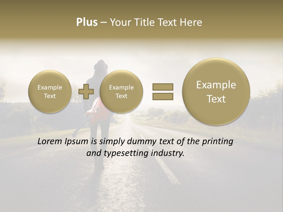 Country Music Hat PowerPoint Template