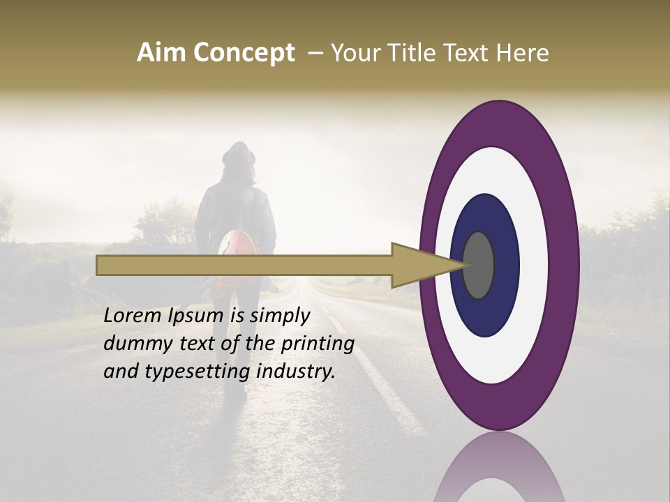 Country Music Hat PowerPoint Template