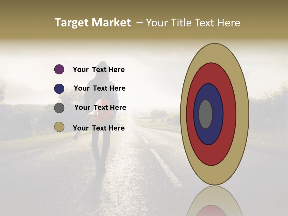 Country Music Hat PowerPoint Template