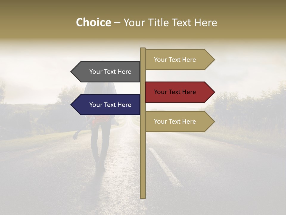 Country Music Hat PowerPoint Template