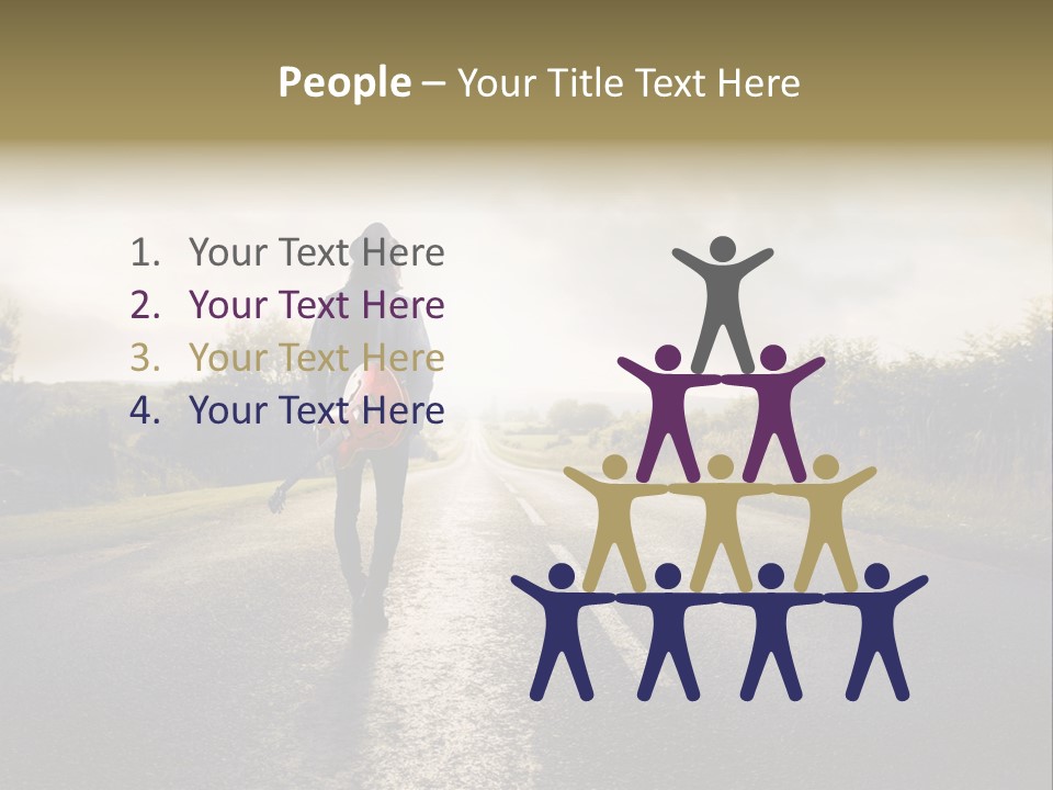 Country Music Hat PowerPoint Template