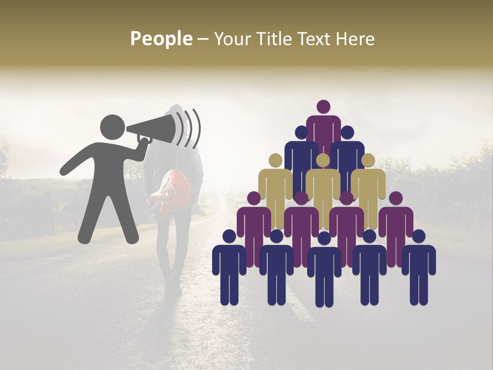 Country Music Hat PowerPoint Template