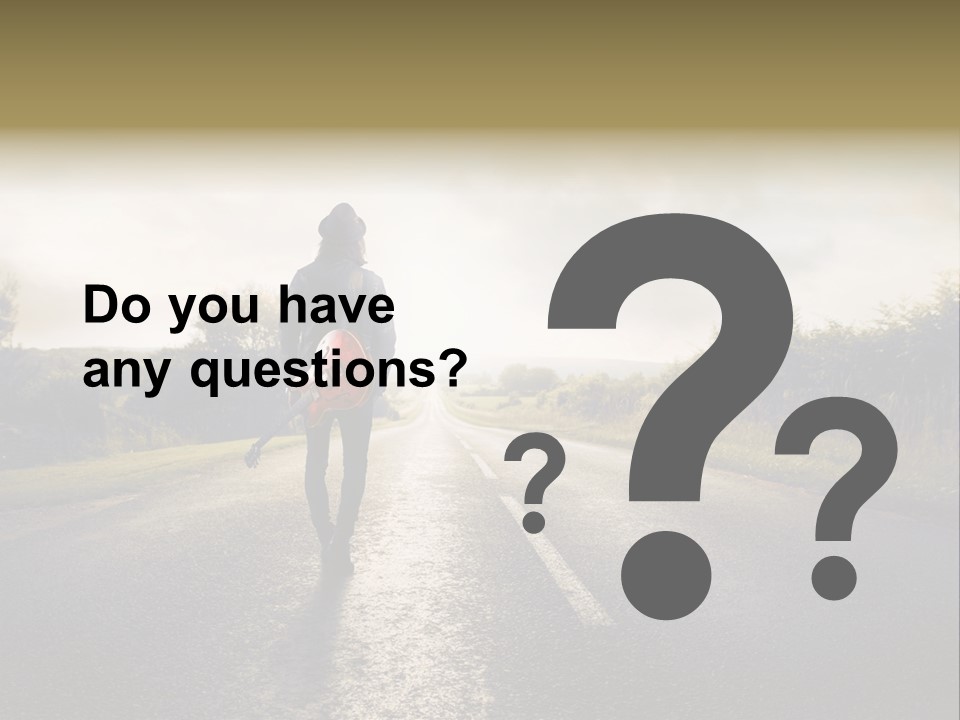 Country Music Hat PowerPoint Template