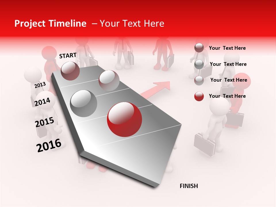 Symbol Success Tie PowerPoint Template