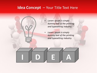 Symbol Success Tie PowerPoint Template