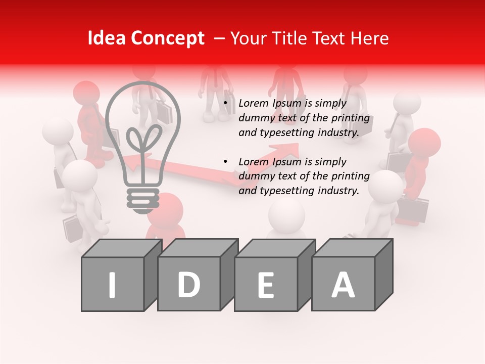 Symbol Success Tie PowerPoint Template