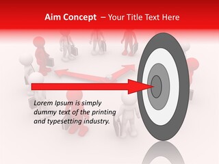 Symbol Success Tie PowerPoint Template