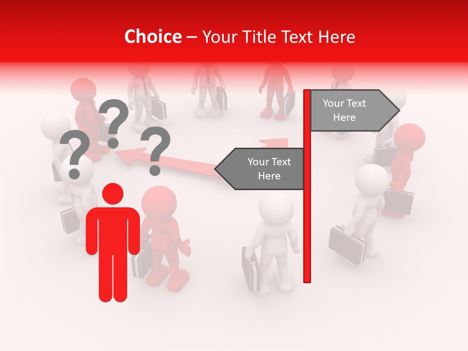 Symbol Success Tie PowerPoint Template