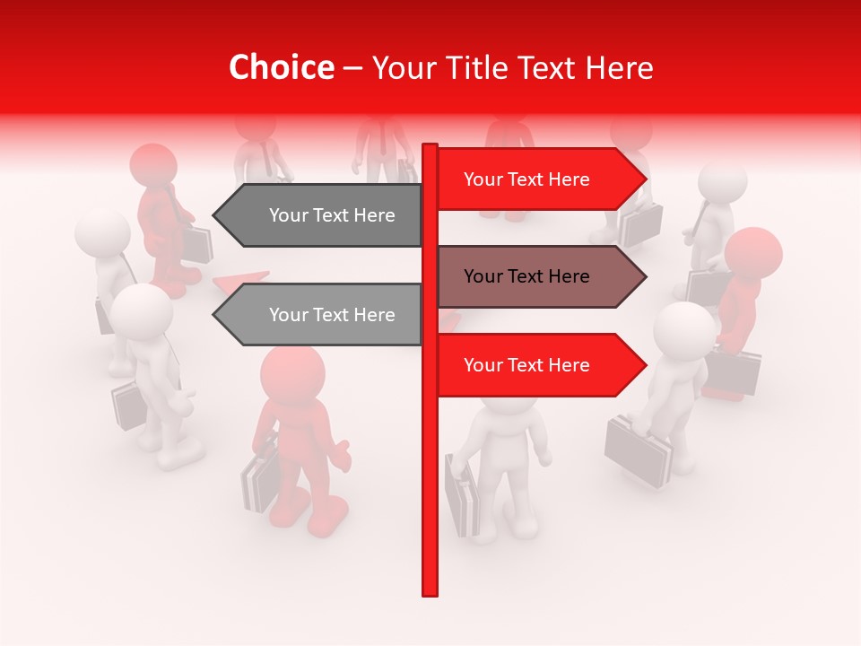 Symbol Success Tie PowerPoint Template
